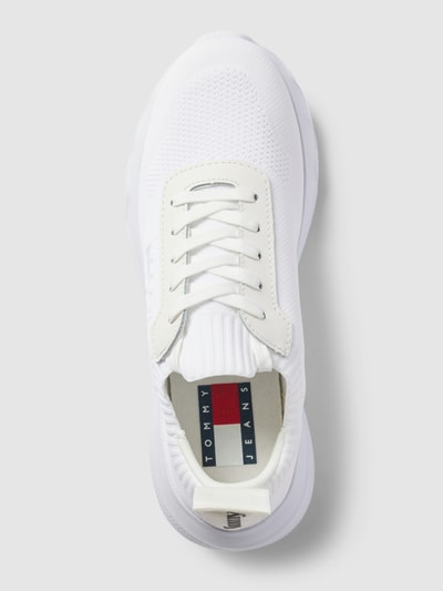 Tommy Jeans Soksneakers met labelprint, model 'FLEXI' Wit - 3