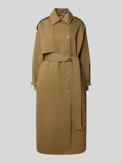 G-LAB Trenchcoat mit Knopfleiste Modell 'STELLA' Camel 2