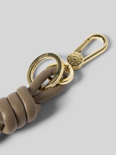 Abro Brelok do kluczy ze skóry naturalnej z wyhaftowanym logo Błotnisty 2