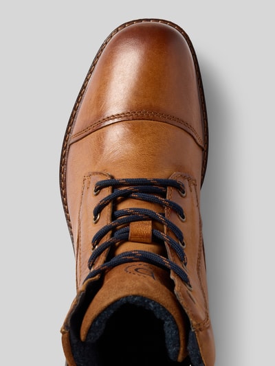 bugatti Boots aus Leder Modell 'Vittore' Cognac 3