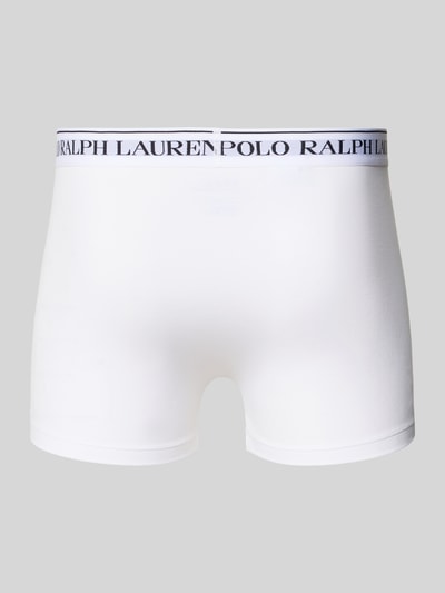 Produktfoto, weiße Trunks aus Baumwoll-Mix Modell 'CLSSIC TRUNK-3 PACK' von Polo Ralph Lauren, glatte Oberfläche, Herren Pant & Trunk von Polo Ralph Lauren Underwear