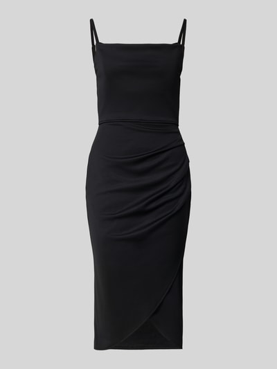 GUIDO MARIA KRETSCHMER WOMAN Cocktailjurk met plooien, model 'Christin' Zwart - 2