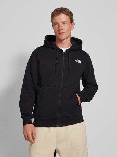 The North Face Sweatjack met labelprint Zwart - 4