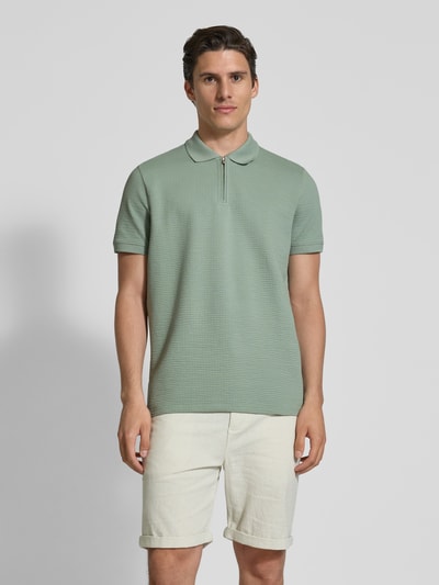 MCNEAL Poloshirt mit kurzem Reißverschluss Lind 4