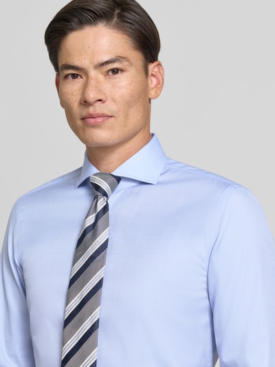 BOSS Slim Fit Businesshemd aus reiner Baumwolle Modell 'H-HANK-SP-B1-C1-263' Bleu 3