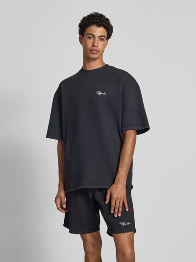 Pegador Oversized T-shirt met labelstitching Zwart - 4