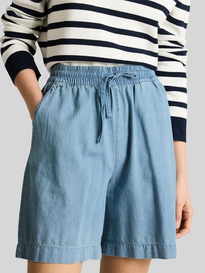 Tom Tailor Denim Loose Fit Shorts aus reiner Baumwolle Hellblau 3