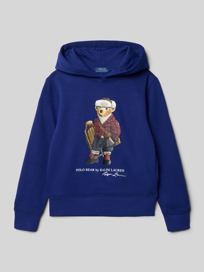 Polo Ralph Lauren Teens Regular fit hoodie met logoprint Koningsblauw - 1