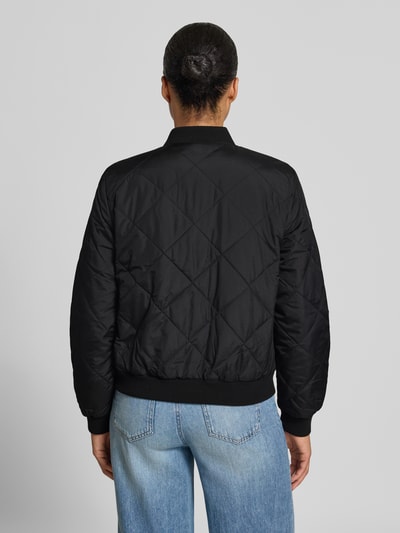 Tom Tailor Denim Regular fit bomberjack met ribboordjes Zwart - 5