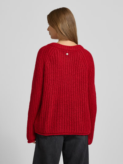 Smith and Soul Relaxed Fit Strickpullover mit Mohair-Anteil Rot 5