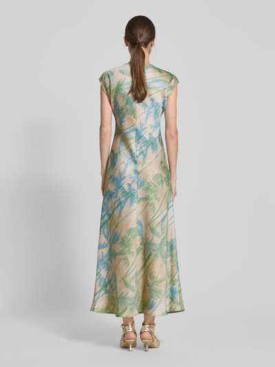 MAX&Co. Długa sukienka z krótkim rękawem model ‘APUANIA’ Piaskowy 5