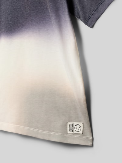 Productfoto, Regular Fit T-shirt met katoen van s.Oliver RED LABEL, kleurverloop look, tennispatch applicatie, ronde hals, korte mouw