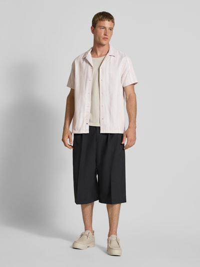 Tommy Jeans Regular fit vrijetijdsoverhemd met all-over motief Beige - 1