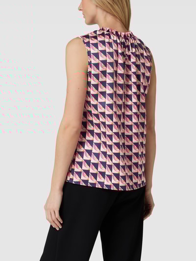 Betty Barclay Blousetop met all-over motief Roze - 5