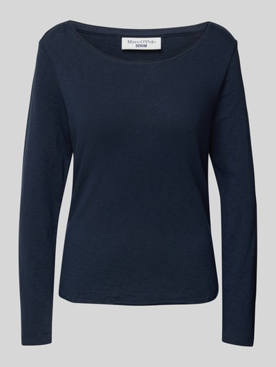 Marc O'Polo Denim Shirt met lange mouwen van biologisch katoen Marineblauw - 2