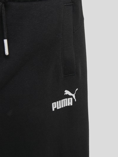 Puma Sweatpants met logoprint, model 'POWER' Zwart - 2