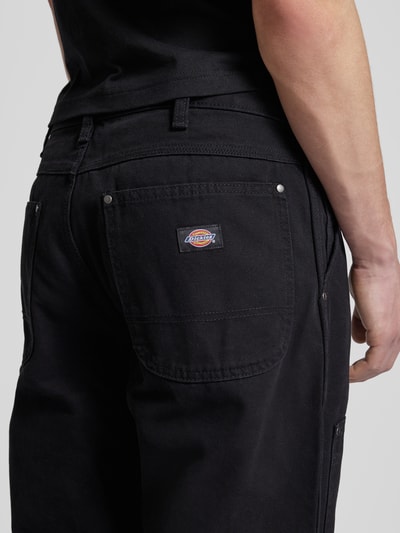 Dickies Spodnie materiałowe o kroju regular fit z 5 kieszeniami model ‘DUCK’ Czarny 3