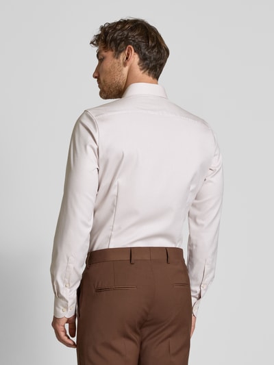 OLYMP Level Five Body fit zakelijk overhemd met knoopsluiting Zand - 5