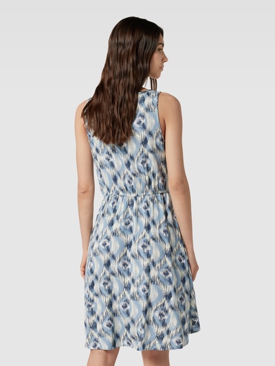 Only Knielange jurk met all-over motief Jeans - 5