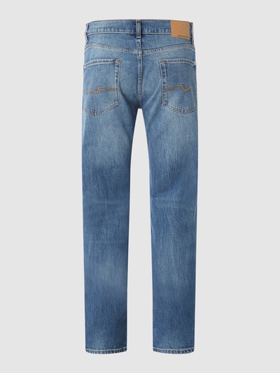 7 For All Mankind Straight Fit Jeans mit Stretch-Anteil Modell 'The Straight' Blau 4