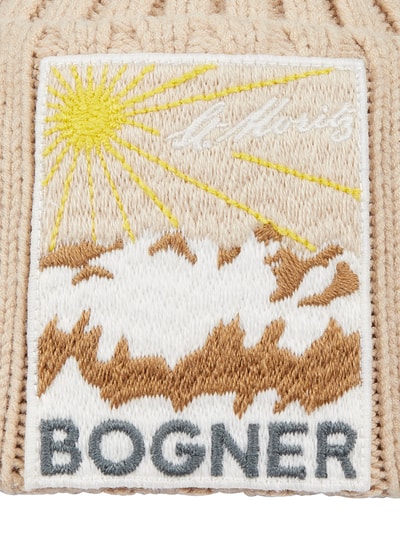 BOGNER Mütze mit Logo-Patch Modell 'Bony' Camel 2