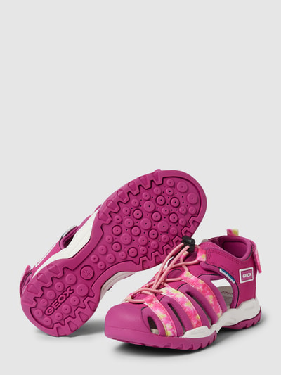 Geox Sandalen mit Label-Patch Modell 'BOREALIS' Pink 4