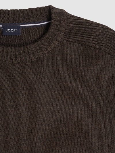 JOOP! Collection Strickpullover mit Label-Patch Oliv 2