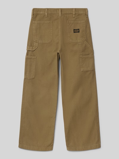 Jack & Jones Regular Fit Hose mit Beintaschen Modell 'ALEX' Khaki 3