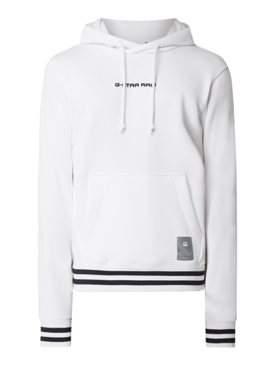 G-Star Raw Hoodie mit recyceltem Polyester-Anteil Weiss 2