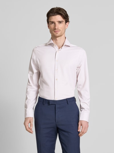 Roy Robson Regular fit zakelijk overhemd met haaikraag Beige - 4