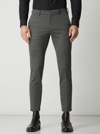 Drykorn Slim fit pantalon met stretch, model 'Sight' Middengrijs - 4