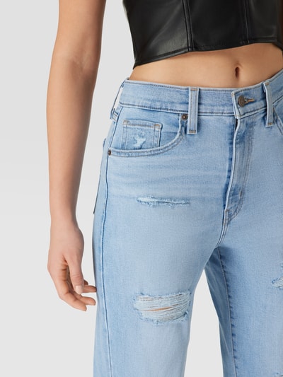 Levi's® Mom Fit Jeans mit Destroyed-Details Modell 'Z06' Jeansblau 3