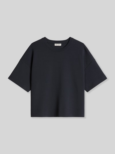 Marc O'Polo t-shirt o kroju loose fit z mieszanki bawełny Ciemnoniebieski 2