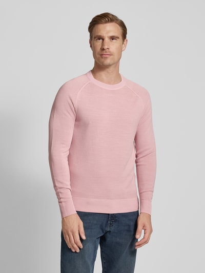 Marc O'Polo Gebreide pullover met ribboorden Roze - 4