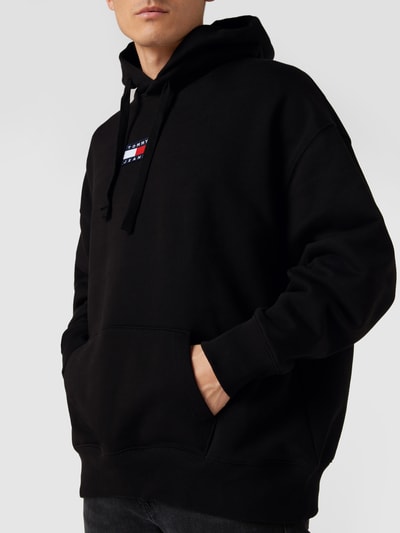 Tommy Jeans Oversized Hoodie mit Label-Patch Black 3