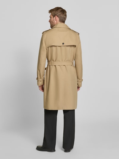 HUGO Regular Fit Trenchcoat aus Baumwoll-Mix Modell 'Maluks2631' Beige 5