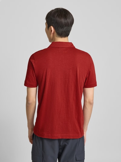 Marc O'Polo Koszulka polo o kroju regular fit z czystej bawełny Bordowy 5
