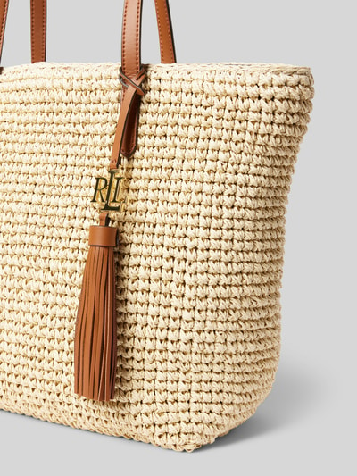 Lauren Ralph Lauren Handtasche mit Label-Applikation Modell 'WHITNEY' Sand 3