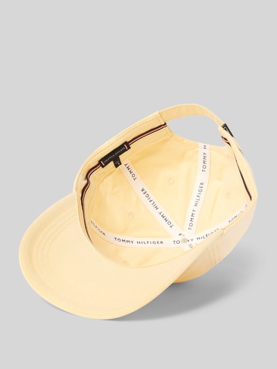 Tommy Hilfiger Basecap aus reiner Baumwolle Hellgelb Melange 2
