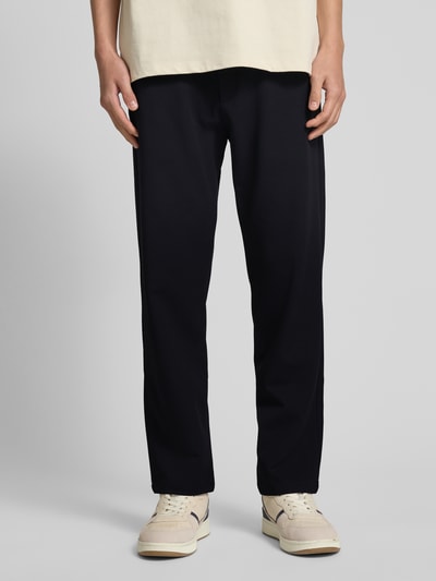 Les Deux Tapered Fit Stoffhose mit Tunnelzug Modell 'Como' Marine 4