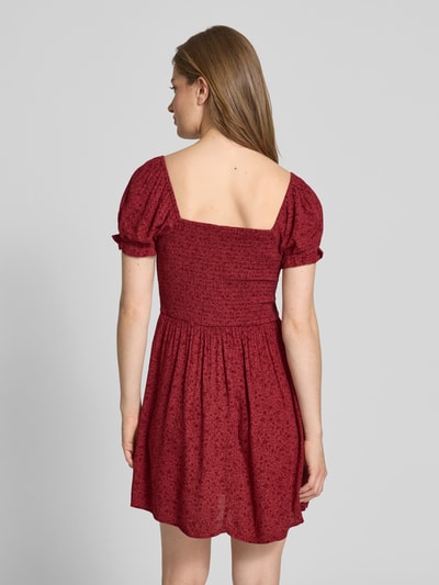 Only Tailliertes Minikleid aus reiner Viskose Modell '30 BERYL' Kirsche Melange 5