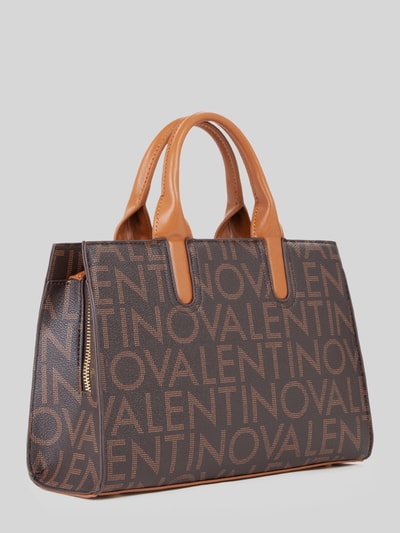 Valentino Bags Umhängetasche mit Logo-Print Modell 'REGINA' Mittelbraun 3