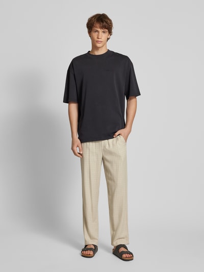 Only & Sons Regular Fit Hose aus Viskose-Mix mit Leinen-Anteil Modell 'SINUS' Beige 1