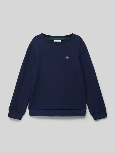 Lacoste Sweatshirt mit Label-Stitching Marine 1