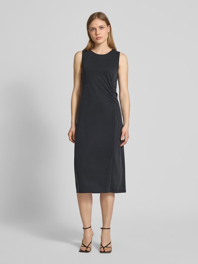 Christian Berg Woman Selection Midikleid mit seitlicher Raffung Black 4