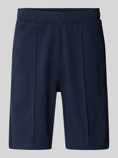 Produktfoto, Bermudas mit elastischem Bund und Label-Stitching von CHAMPION in Dunkelblau, Baumwoll-Mix, Regular-Fit, Längsnähte