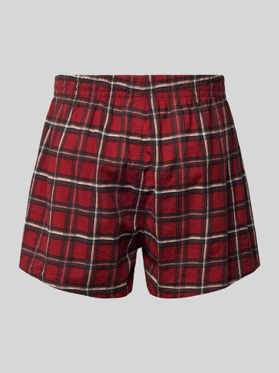 BOSS Boxershorts mit Eingriff Modell 'Holiday' im 2er-Pack Bordeaux 3