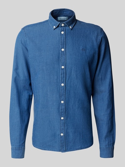 Casual Friday Vrijetijdsoverhemd met knoopsluiting, model 'HAMILTON' Blauw - 2