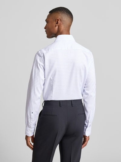 SEIDENSTICKER Slim fit zakelijk overhemd met kentkraag Koningsblauw - 5