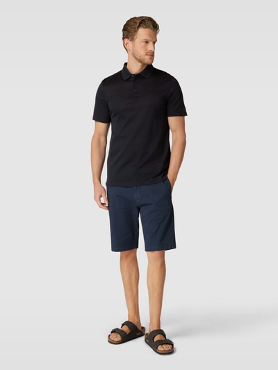 JOOP! Collection Poloshirt mit Strukturmuster Modell 'Pacay' Black 1